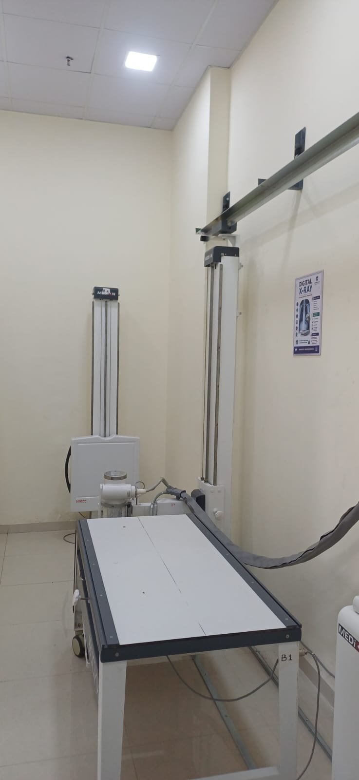 Digital DR X-Ray room at Mekhale Diagnostic Centre